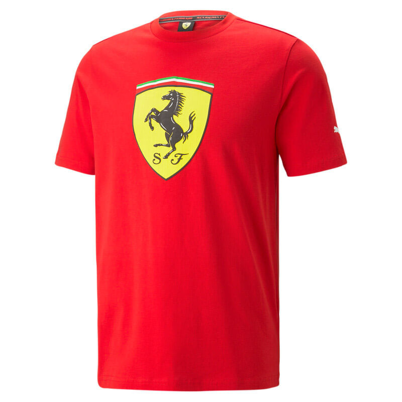 PUMA-POLERA-FERRARI-RACE-BIG-SHIELD-COLORED
