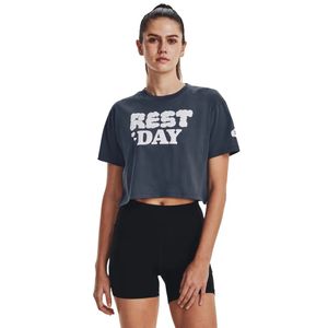 UA POLERA REST DAY CROP SS