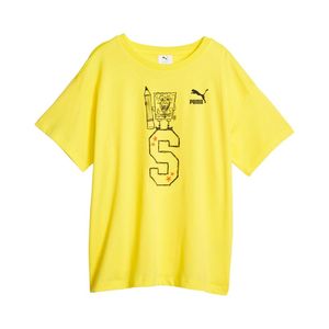 PUMA POLERA X SPONGEBOB GRAPHIC KIDS PARA NIÑO JUVENIL