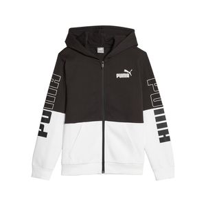 PUMA CHAQUETA POWER COLORBLOCK FULL-ZIP HOODIE FL B KIDS PARA NIÑO JUVENIL
