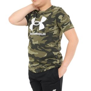 UA POLERA SPORSTYLE LOGO AOP SS KIDS PARA NIÑO JUVENIL