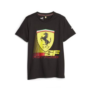 PUMA POLERA FERRARI RACE COLORED BIG SHIELD KIDS PARA NIÑO JUVENIL