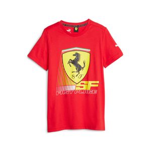 PUMA POLERA FERRARI RACE COLORED BIG SHIELD KIDS PARA NIÑO JUVENIL