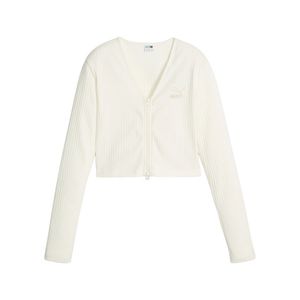 PUMA POLERA CLASSICS RIBBED LONG SLEEVE V-NECK SHIRT