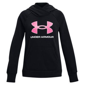 UA SUDADERA RIVAL FLEECE BL HOODIE KIDS PARA NIÑA JUVENIL