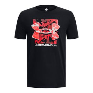 UA POLERA BOX LOGO CAMO SS KIDS PARA NIÑO JUVENIL