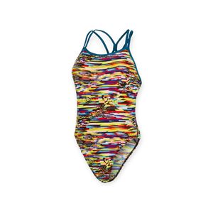 SPEEDO MALLA ALV S-BACK 1PC AF YELLOW/RED