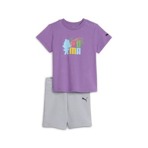 PUMA CONJUNTO X TROLLS MINICATS TEE & SHORT SET KIDS PARA NIÑA INFANTE