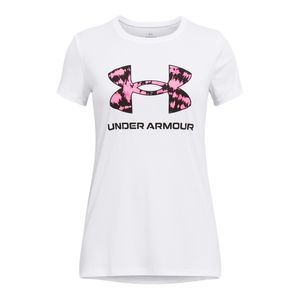 UA POLERA TECH PRINT BL SSC KIDS PARA NIÑA JUVENIL