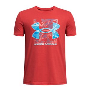 UA POLERA BOX LOGO CAMO SS KIDS PARA NIÑO JUVENIL