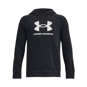 UA SUDADERA RIVAL FLEECE BL HOODIE KIDS PARA NIÑO JUVENIL