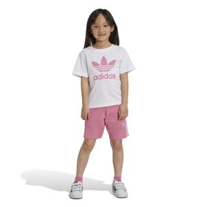 ADIDAS CONJUNTO SHORT TEE SET KIDS PARA NIÑA PRE-ESCOLAR