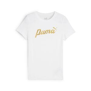 PUMA POLERA ESS SCRIPT METALLIC TEE G KIDS PARA NIÑA JUVENIL