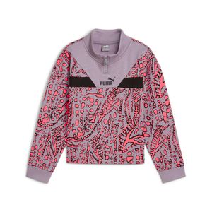 PUMA POLERA PUMA POWER HYPERNATURAL AOP HALF-ZIP FL G KIDS PARA NIÑA JUVENIL