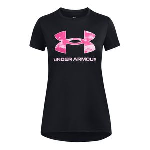 UA POLERA TECH PRINT BL SSC KIDS PARA NIÑA JUVENIL