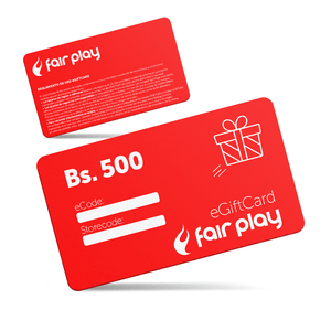 FAIR PLAY GIFT CARD BS.500