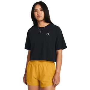 UA POLERA W BOXY CROP LOGO SS