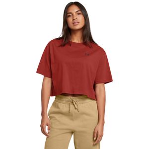 UA POLERA W BOXY CROP LOGO SS