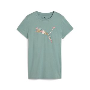 PUMA POLERA GRAPHICS FLORAL CAT LOGO TEE