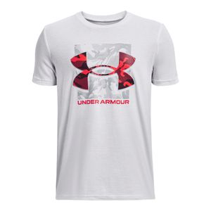UA POLERA BOX LOGO CAMO SS KIDS PARA NIÑO JUVENIL
