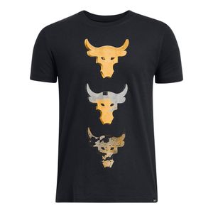UA POLERA PJT RCK B THREE BB SS KIDS  PARA NIÑO JUVENIL