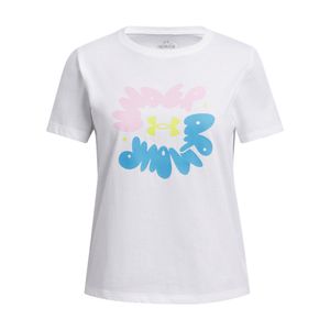 UA POLERA BUBBLE WORDMARK SS KIDS PARA NIÑA JUVENIL