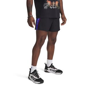 UA SHORT PJT RCK COLORBLOCK WVN SHORT