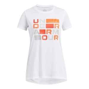 UA POLERA G TECH BLOCK LOGO SS KIDS PARA NIÑA JUVENIL