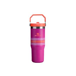 STANLEY BOTELLA TUMBLER FLIPSTRAW 890 ML FUCSHIA MESH