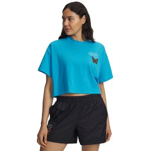 UA POLERA ICON HWT BOXY CROP DOTD SS