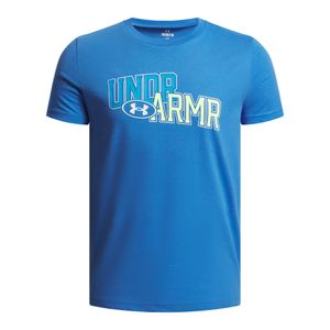 UA POLERA OVERLAY WM SS KIDS PARA NIÑO JUVENIL