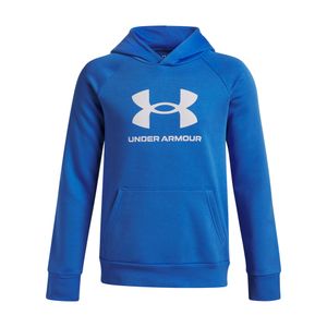 UA SUDADERA RIVAL FLEECE BL HOODIE KIDS PARA NIÑO JUVENIL