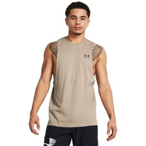 UA POLERA LEFT CHEST CUT OFF TANK